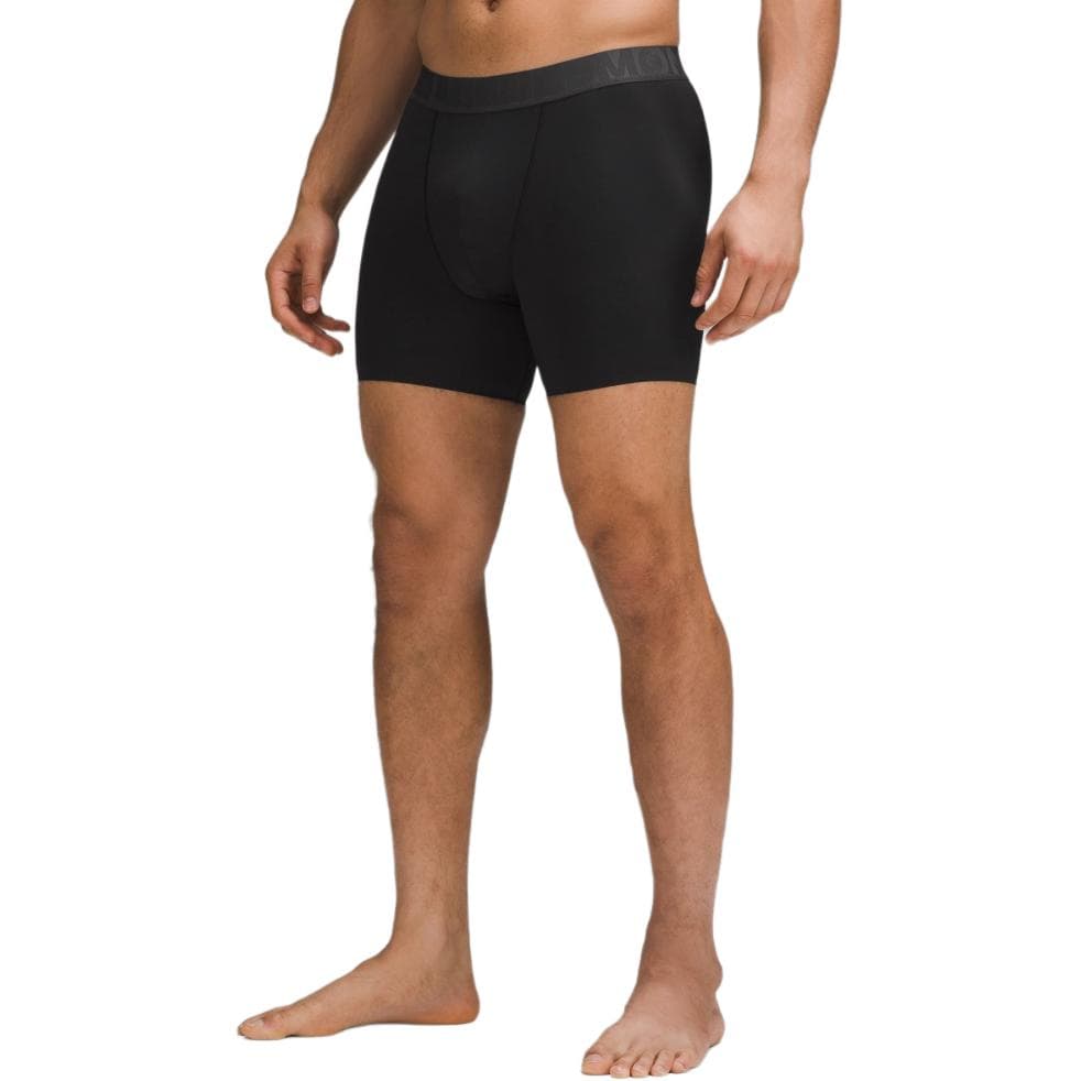 Трусы Lululemon Черные BLK Мужские Боксеры - изображение 1