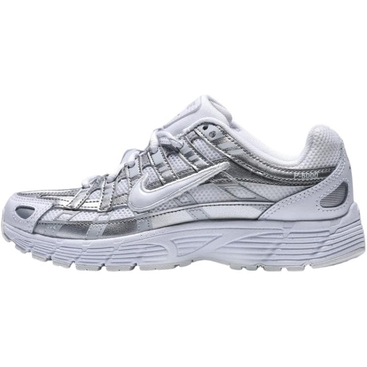 Кроссовки Nike P 6000 Детские беговые кроссовки Low Топ Серебряный Kids - изображение 1