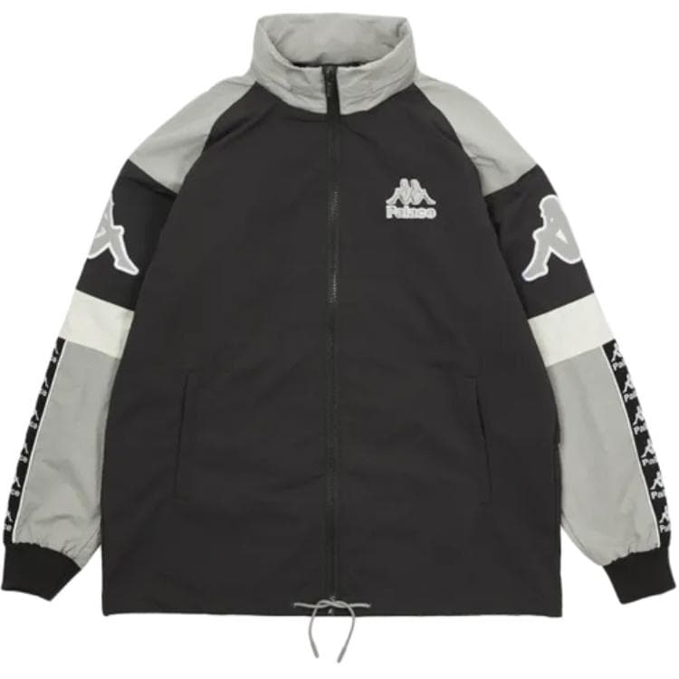Куртка PALACE x Kappa FW21 Warm Up Jacket Black logo - изображение 1