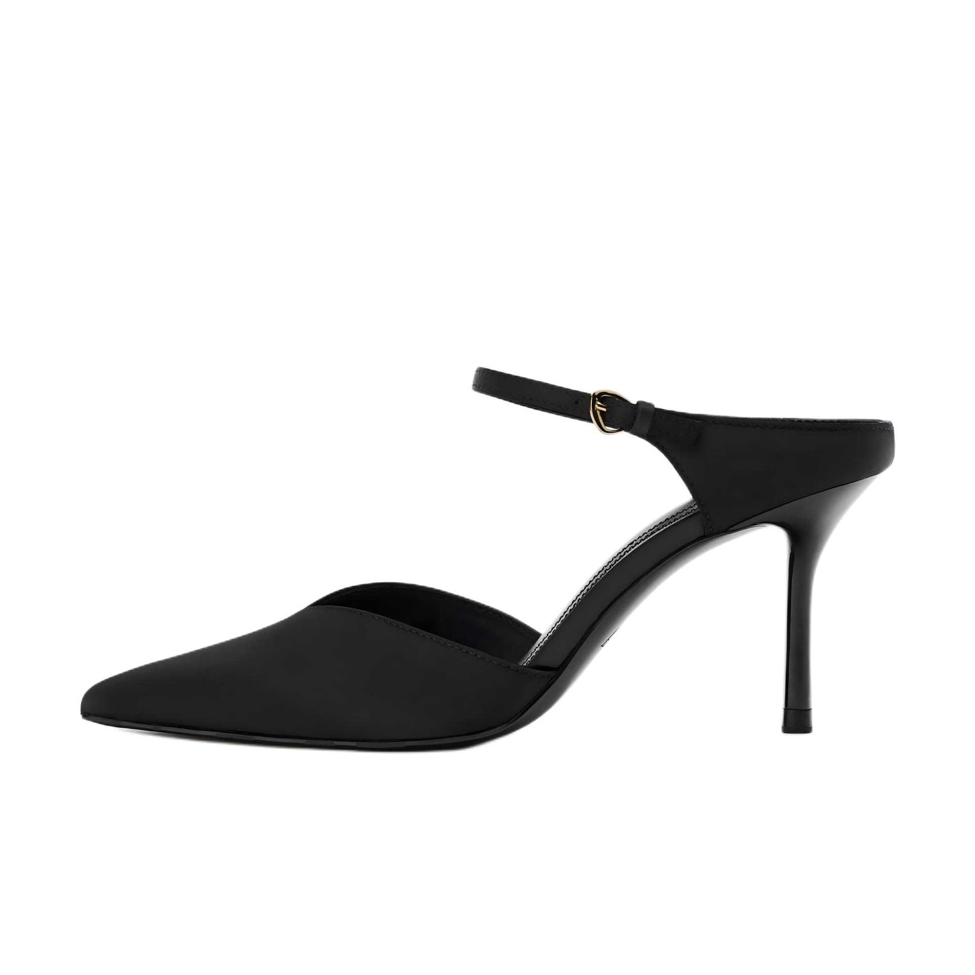 Шлёпанцы ZARA One Шнуровка Сандалии Черные Женские - изображение 1