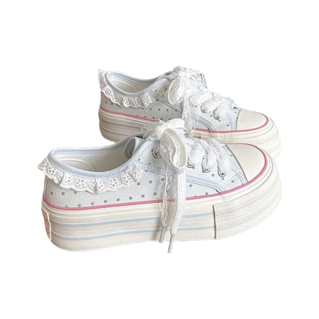 Кеды HUANQIU Canvas Shoes Low Top Women's - изображение 4