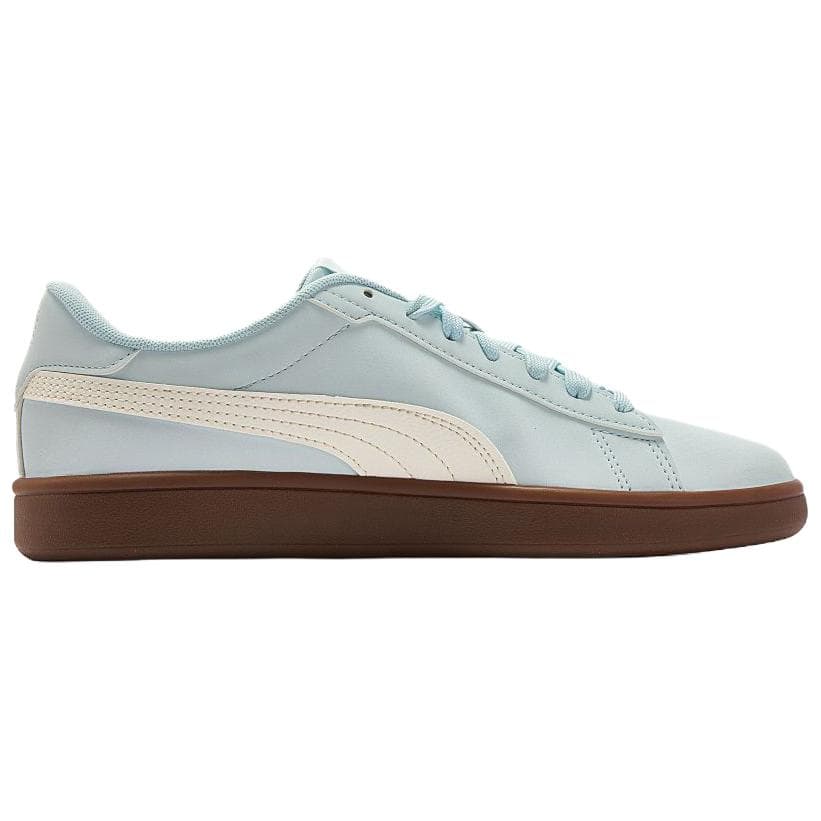 Кроссовки PUMA Smash 3,0 Кеды для скейтбординга Low Топ Океанический Стекло Цвет Теплый белый Женские - изображение 2