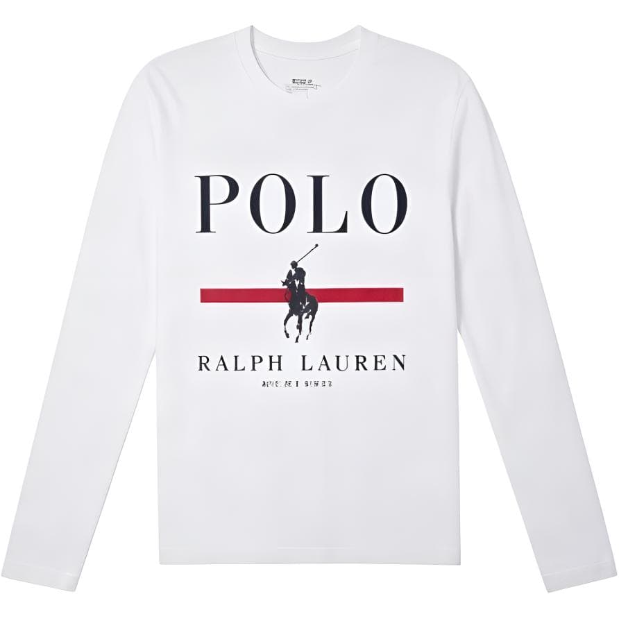 Футболка Polo Ralph Lauren Big Pony Белый Женские T-рубашки - изображение 1