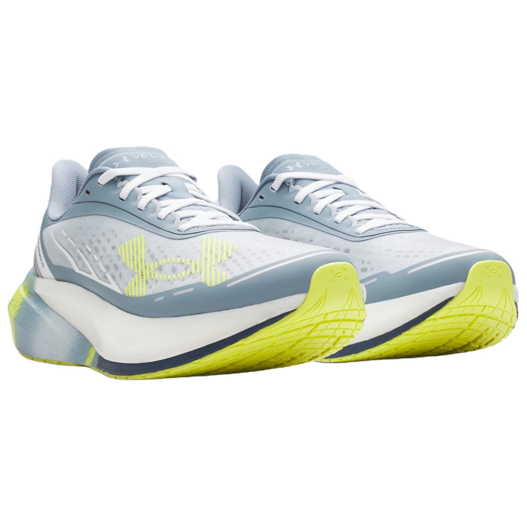 Кроссовки для бега Under Armour Velociti Distance Беговые кроссовки Прохладный ветер Синий Пыльно-голубой Блестящий Белый Мужской - изображение 3