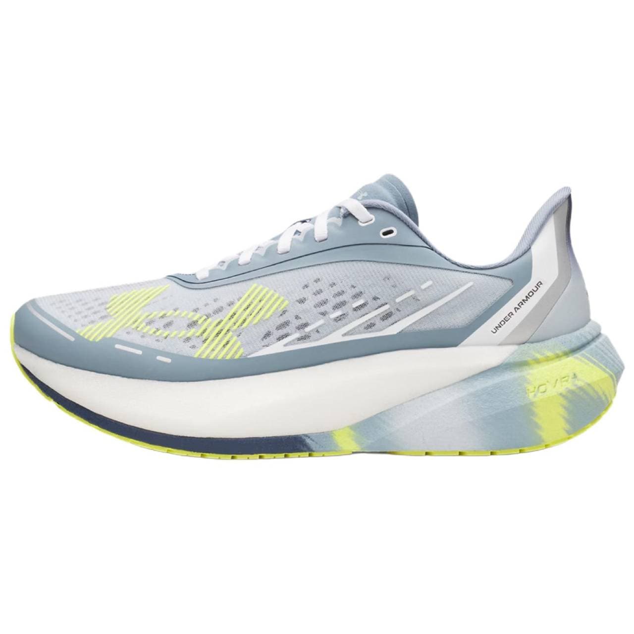 Кроссовки для бега Under Armour Velociti Distance Беговые кроссовки Прохладный ветер Синий Пыльно-голубой Блестящий Белый Мужской - изображение 1