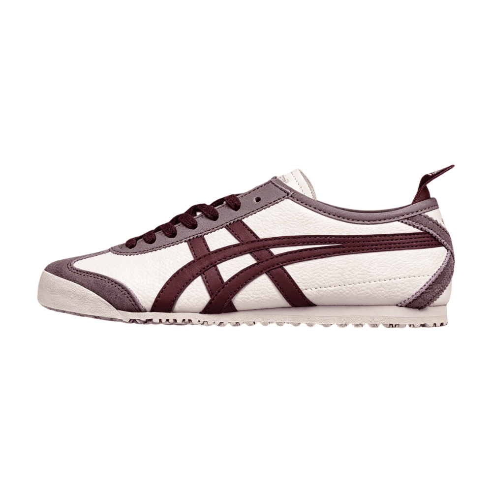Кроссовки Onitsuka Tiger MEXICO 66 Повседневная обувь Низкий Топ Бежевый Красный Унисекс - изображение 1