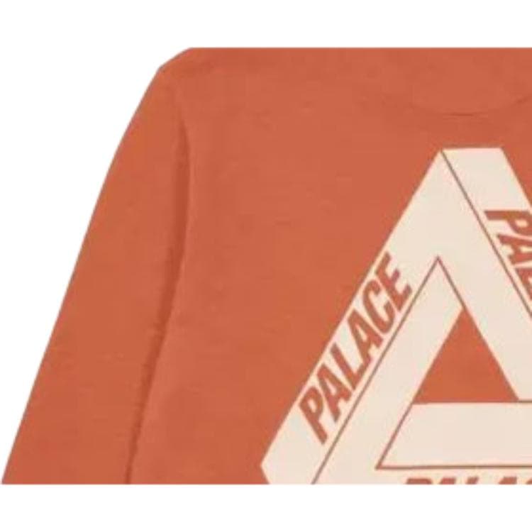 Худи PALACE FW21 Slub Crew Orange - изображение 4