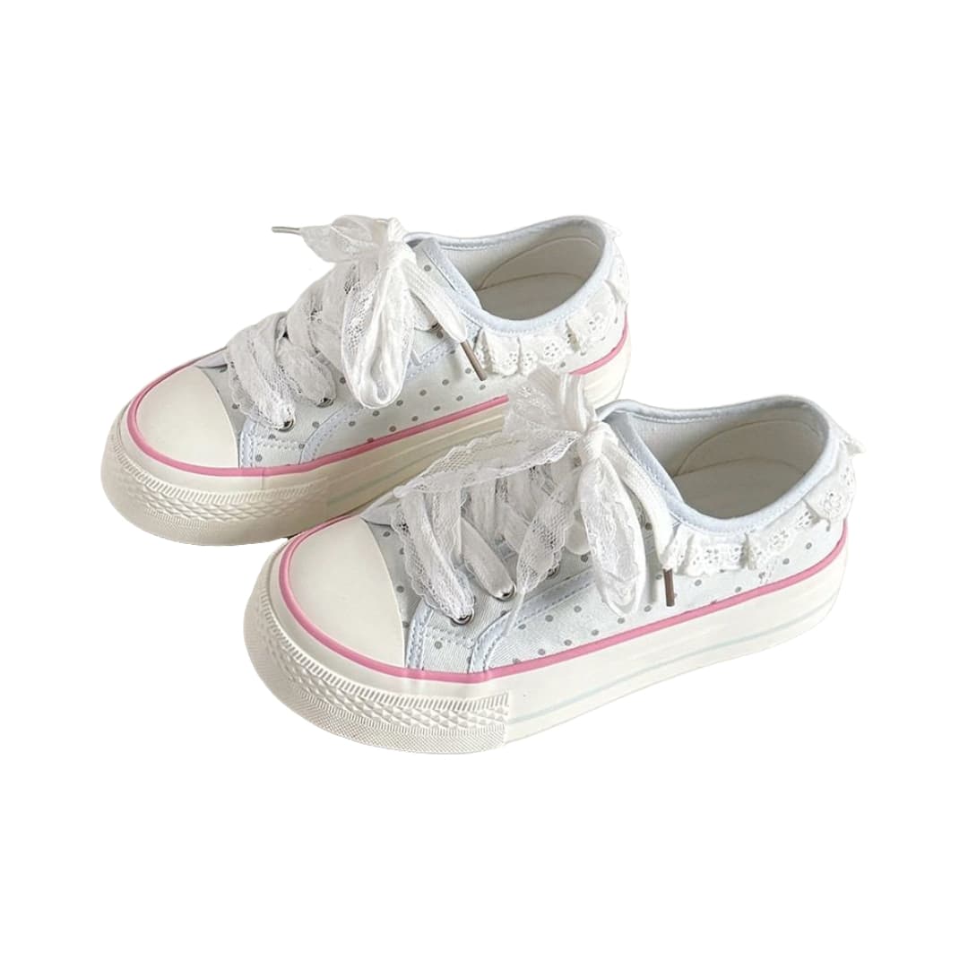 Кеды HUANQIU Canvas Shoes Low Top Women's - изображение 9