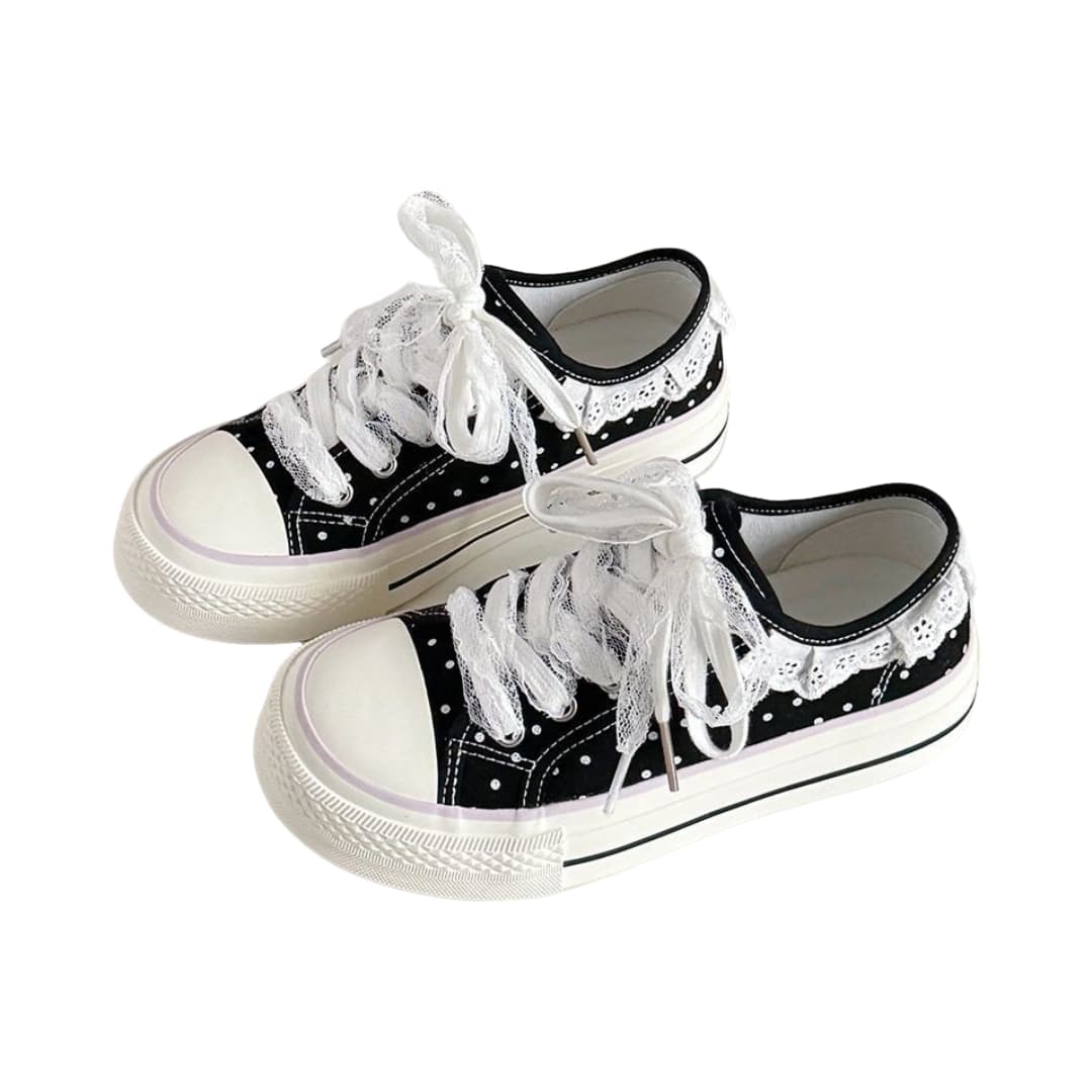 Кеды HUANQIU Canvas Shoes Low Top Women's - изображение 3