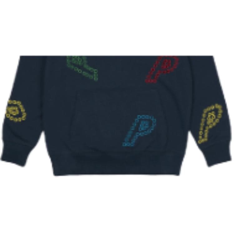 Худи PALACE FW21 ULTIMO Eyelet P Hood Navy Logo - изображение 2