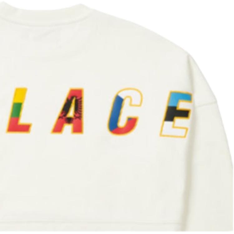 Худи PALACE Eu-don Crew White FW21 - изображение 3