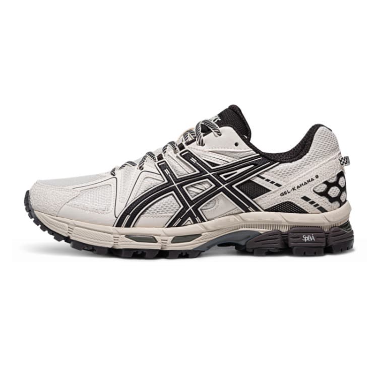Кроссовки для бега ASICS Гель Kahana 8 Беговые кроссовки Низкий Топ Экрю Черный Унисекс - изображение 1