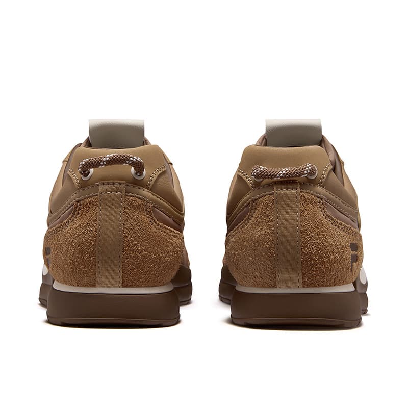 Кроссовки FILA FUSION BOBO BLING FOOTBALL Повседневная обувь Низкий Топ Топленое масло Коричневый Какао-коричневый Мужской - изображение 5