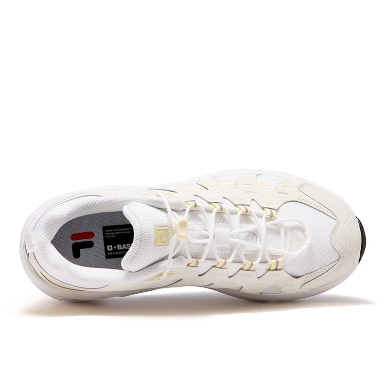 Кроссовки FILA FUSION COMO X 2,0 Уличная обувь Низкий топ Ярко-белый Тофу-белый Женский - изображение 5