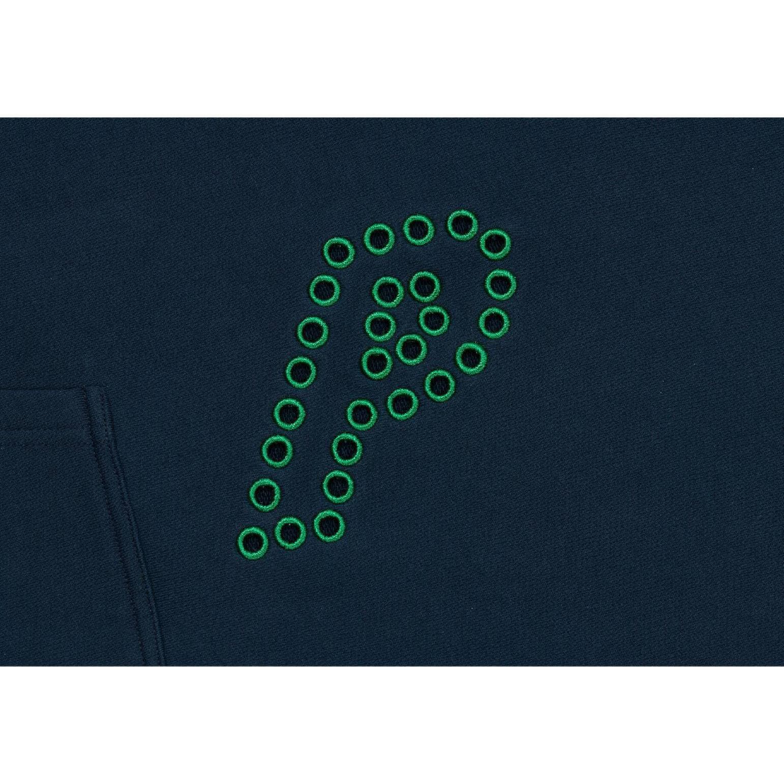 Худи PALACE FW21 ULTIMO Eyelet P Hood Navy Logo - изображение 4