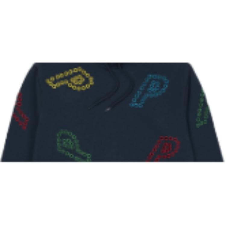 Худи PALACE FW21 ULTIMO Eyelet P Hood Navy Logo - изображение 6