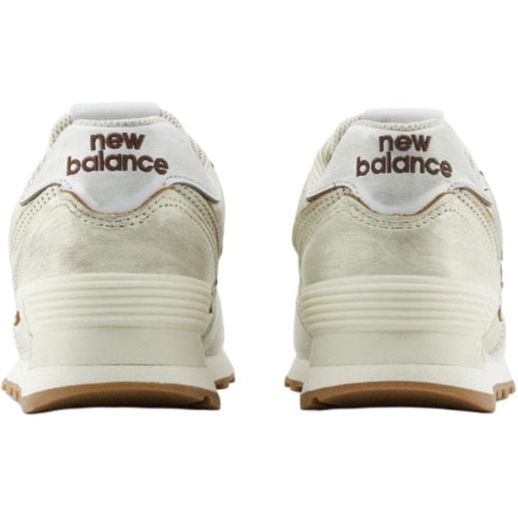 Кроссовки New Balance NB 574 Повседневная обувь Low Топ Женские Бежевый Серый Белый W574HF Женские - изображение 6