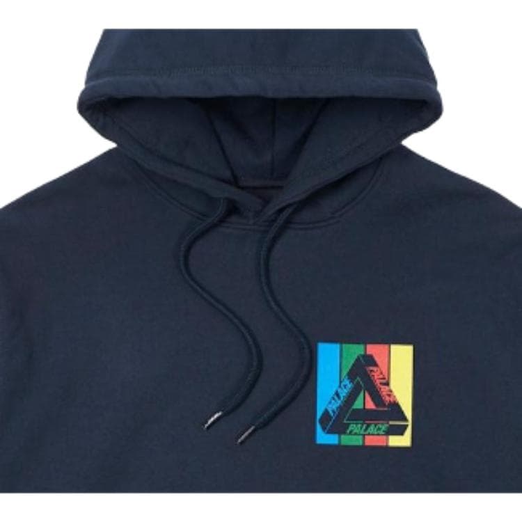 Худи PALACE SS22 Tri-Emb Hood Navy - изображение 3
