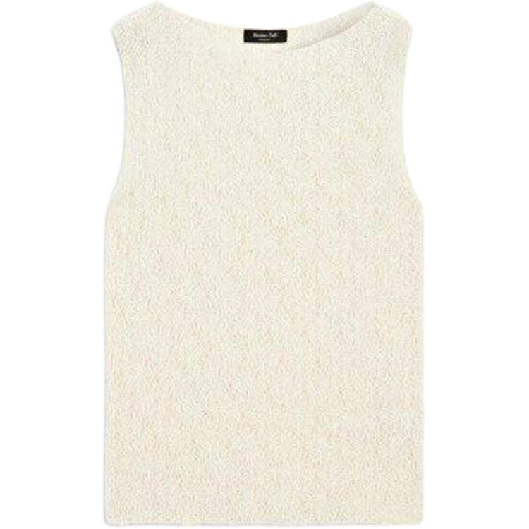 Майка Massimo Dutti Экрю Женские Майки - изображение 1