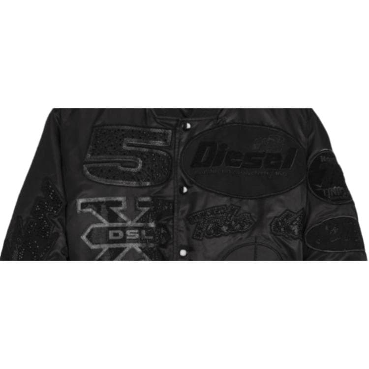 Diesel Черный Женские Бейсбольные куртки - изображение 4