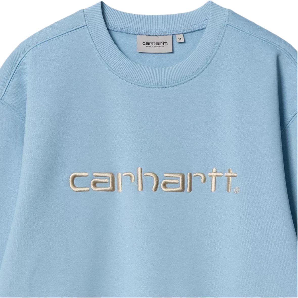 Худи Carhartt WIP Светло-Синие Мужские Толстовки - изображение 3
