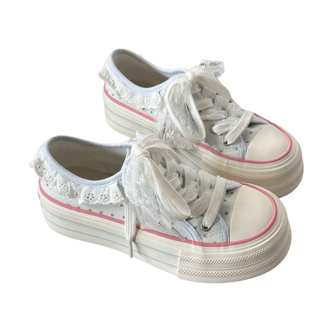 Кеды HUANQIU Canvas Shoes Low Top Women's - изображение 3