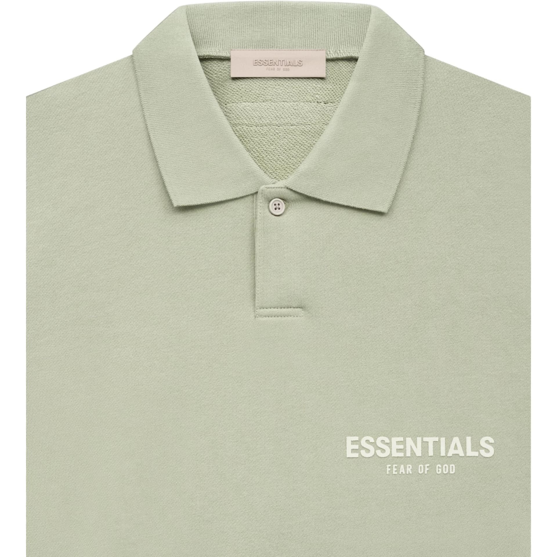 Поло Fear of God Essentials SS22 Ls Polo Seafoam LogoPolo - изображение 3