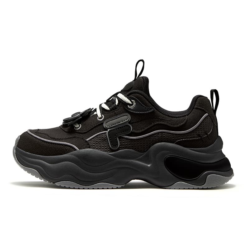 Кроссовки FILA FUSION BUBBLE DX Лоу-топы массивные кроссовки женские черный свинцово-серый - изображение 1