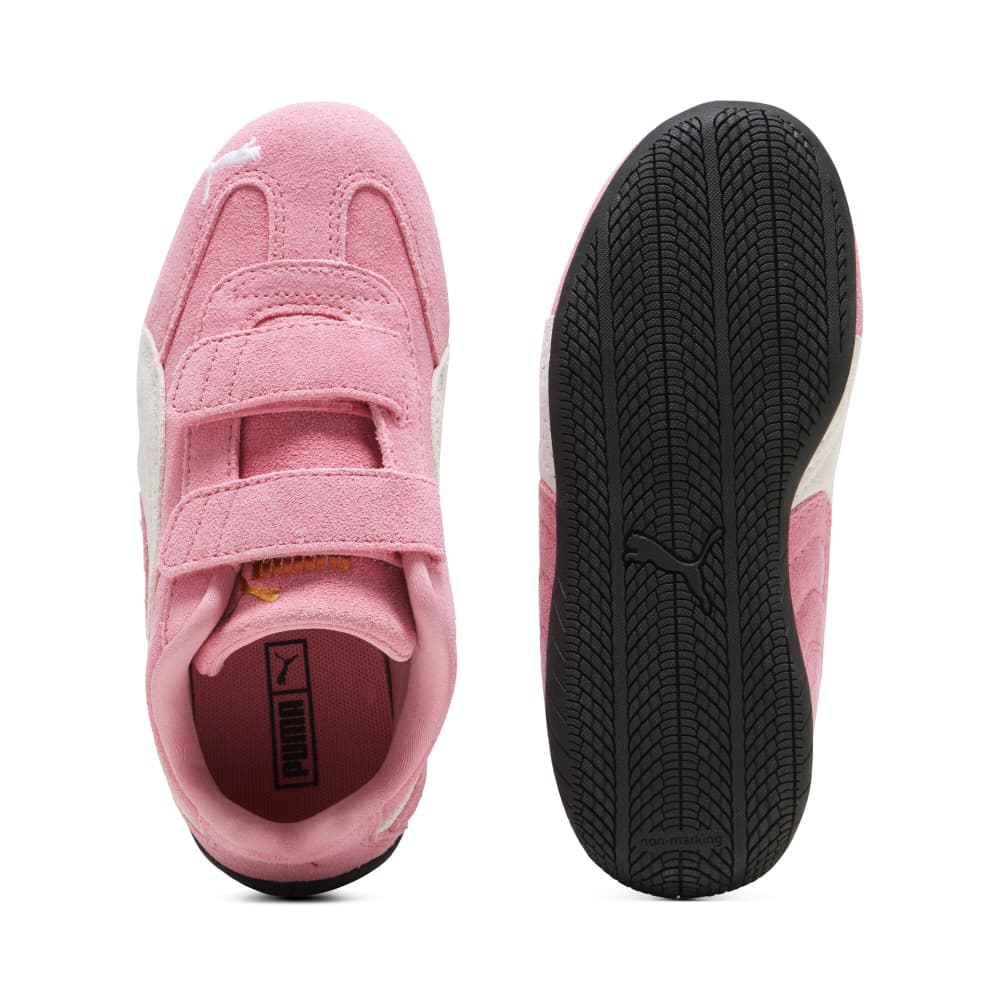 Кроссовки PUMA Speedcat Детская Повседневная Обувь Низкий Топ Розовый PUMA Белый Kids - изображение 3