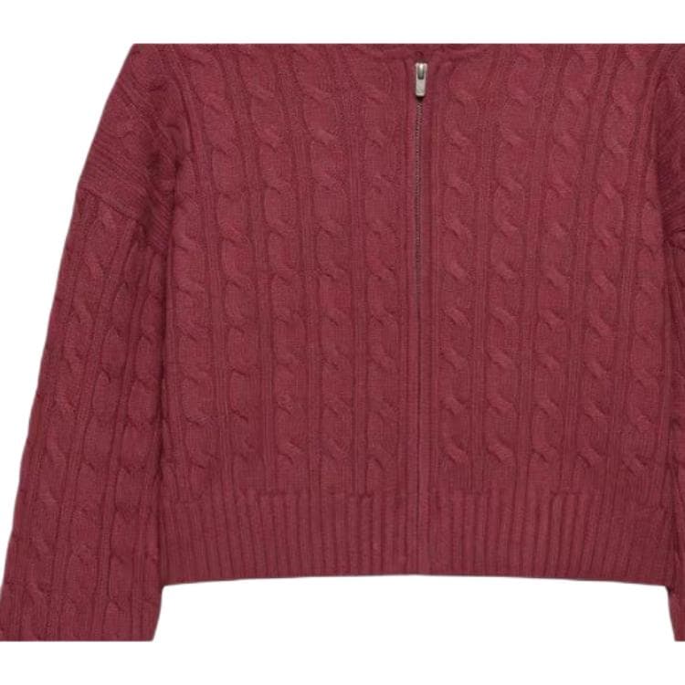 Кардиган Aritzia Sunday Best Octavia ZIP Толстовка Свитер Женский - изображение 4