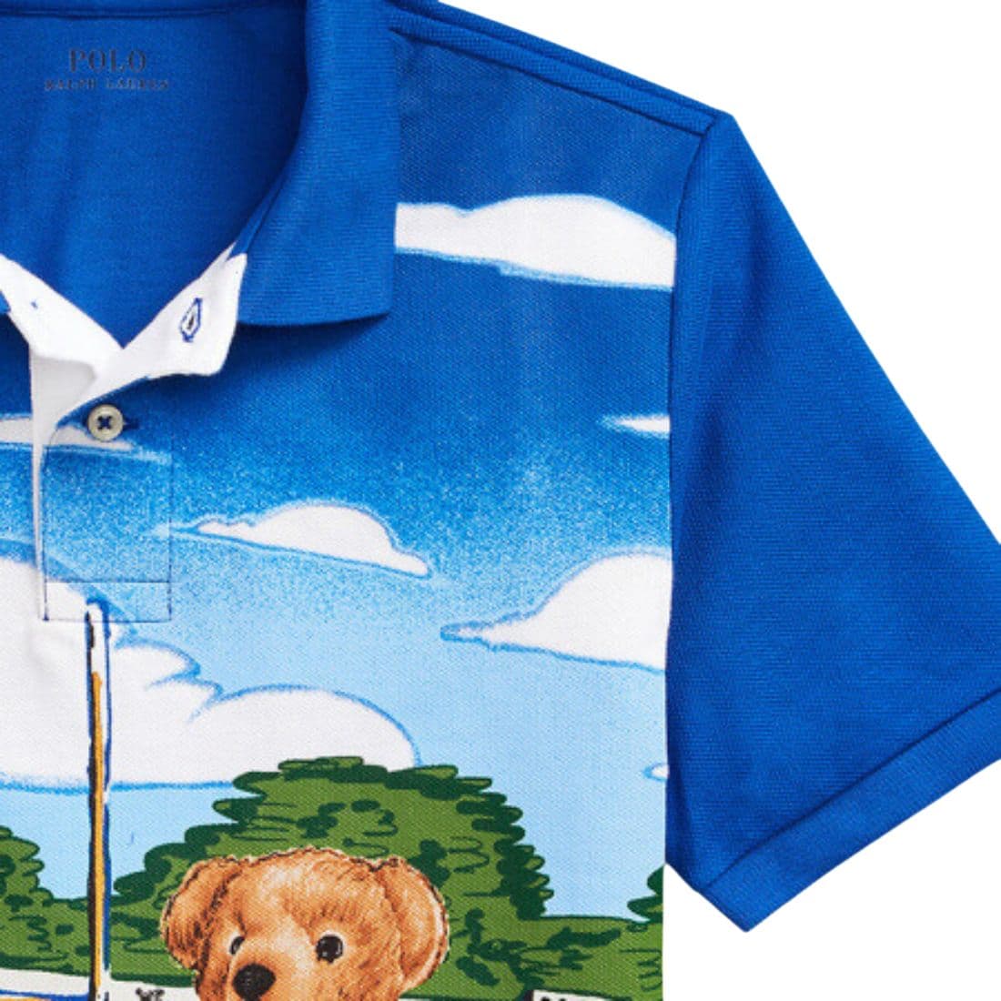 Polo Ralph Lauren Polo Bear Синий Kids Polo - изображение 3