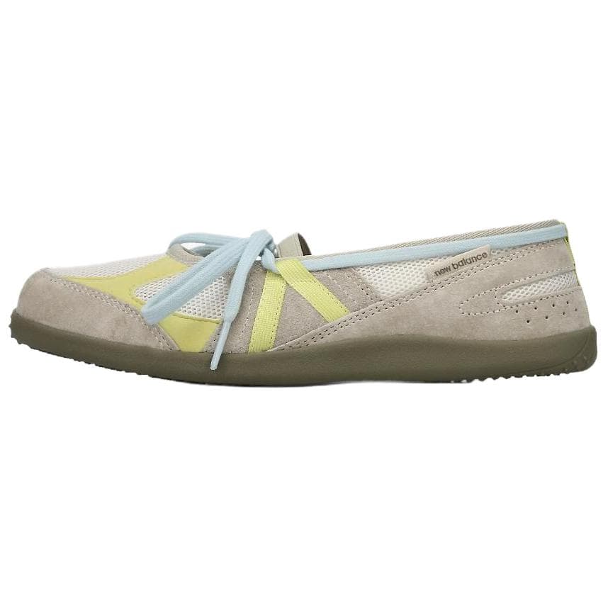 new balance Flat Breeze Туфли Мэри Джейн Low Топ Серо-желтый Женские - изображение 1