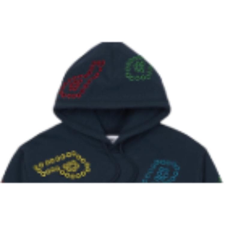 Худи PALACE FW21 ULTIMO Eyelet P Hood Navy Logo - изображение 1
