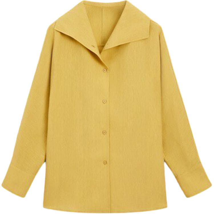 Блузка Massimo Dutti Коричнево-зеленые женские рубашки - изображение 2
