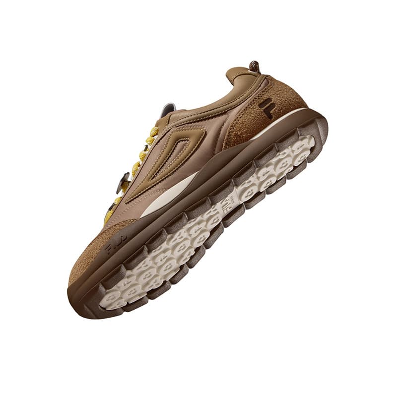 Кроссовки FILA FUSION BOBO BLING FOOTBALL Повседневная обувь Низкий Топ Топленое масло Коричневый Какао-коричневый Мужской - изображение 6