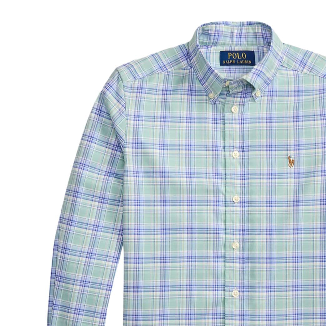 Polo Ralph Lauren Blue Kids Casual Shirts Поло Ralph Lauren Синие Детские Повседневные Рубашки - изображение 3
