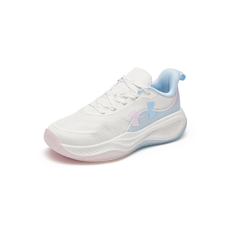 Кроссовки для баскетбола Under Armour Running Collection Детские баскетбольные кроссовки Low Топ Белый Kids - изображение 6