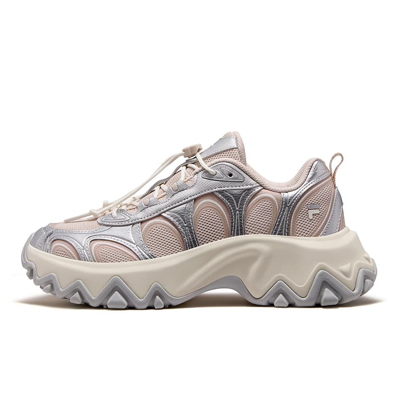 Кроссовки FILA FUSION Lilia Массивные кроссовки Низкий Топ Телесный Коричневый Розовый Космический Серебряный Женские - изображение 1