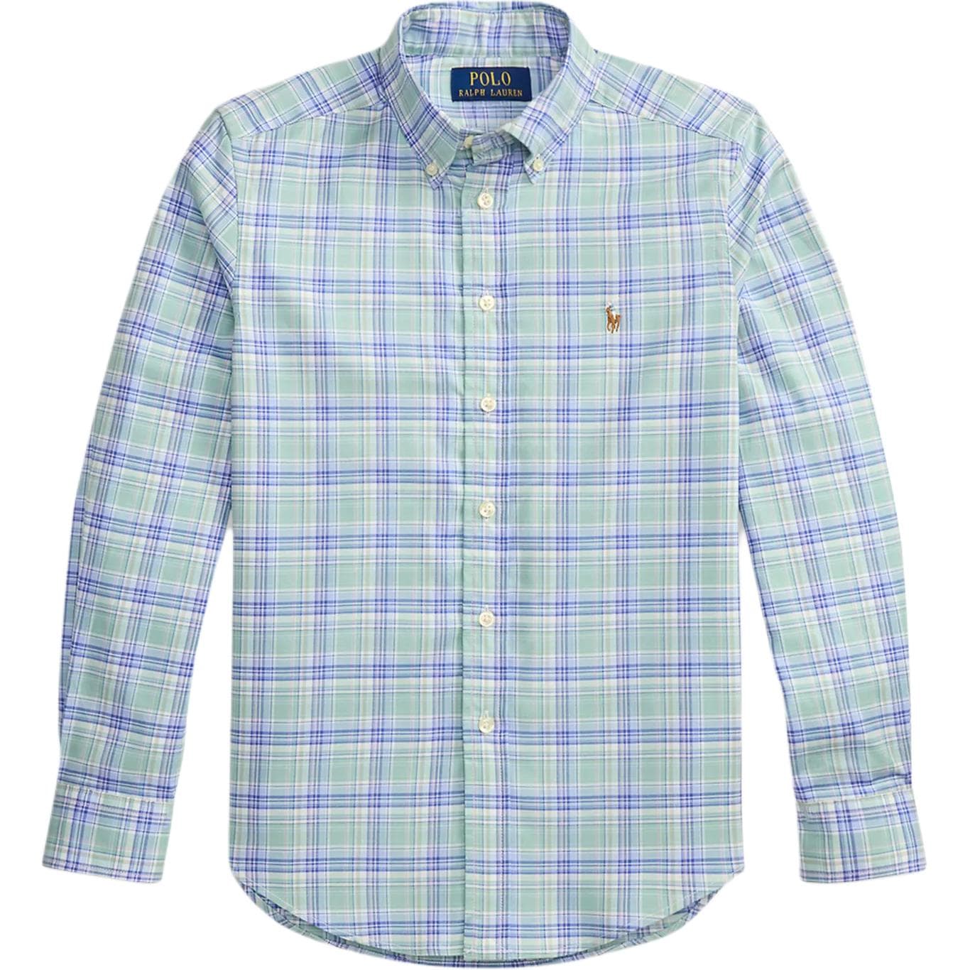 Polo Ralph Lauren Blue Kids Casual Shirts Поло Ralph Lauren Синие Детские Повседневные Рубашки - изображение 1