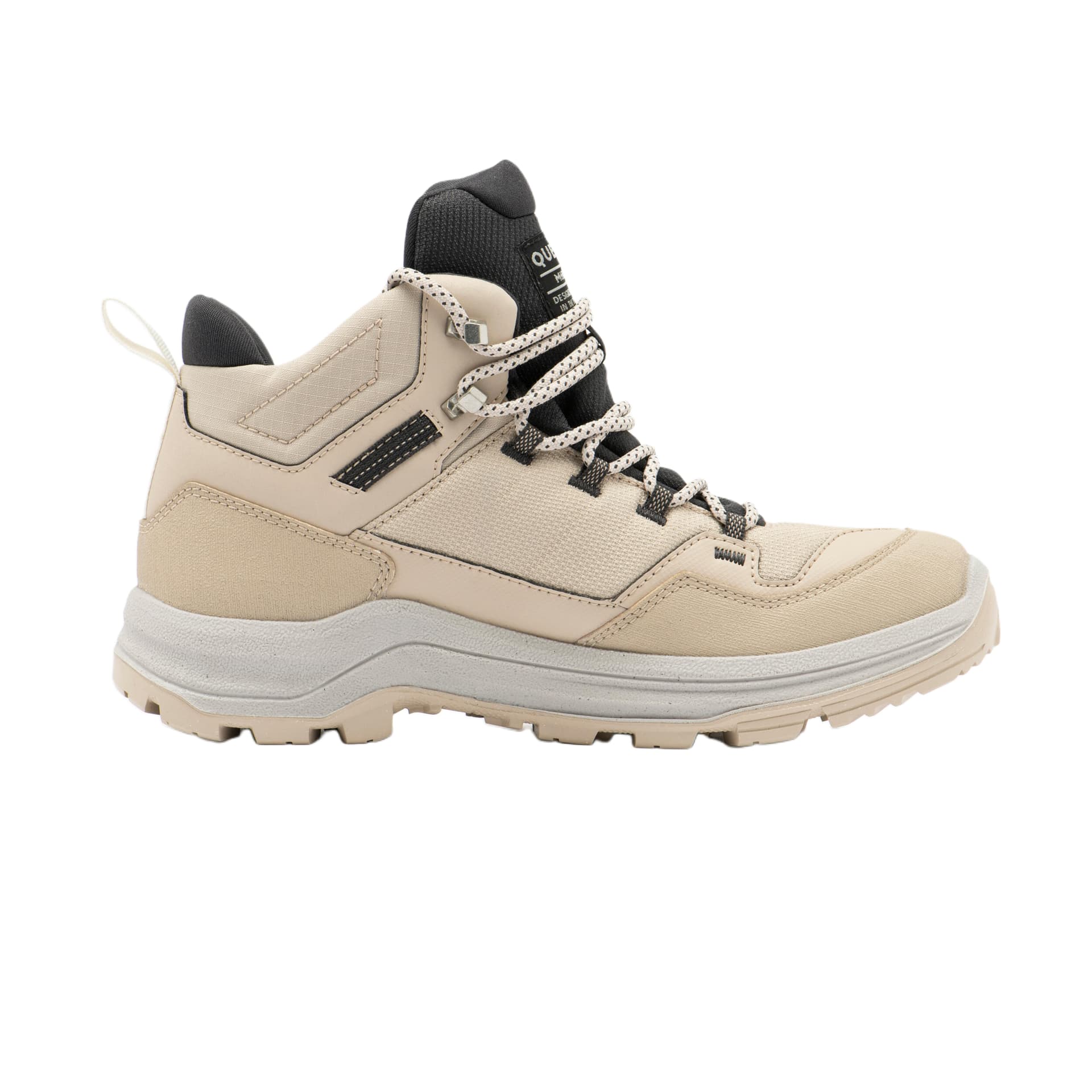 Кроссовки DECATHLON MH100 Альпинистские и Треккинговые Ботинки Высокие Бежевые Женские - изображение 2