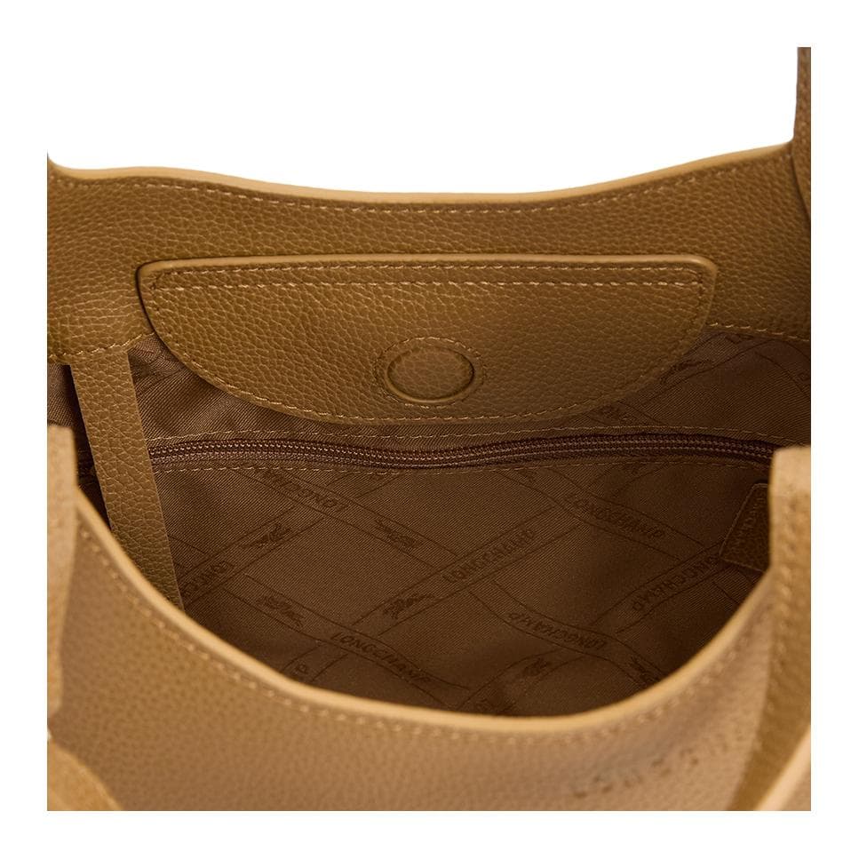 Сумка LONGCHAMP Le Foulonné Коровья кожа Через плечо Сумки Маленький Женские Коричневый - изображение 9