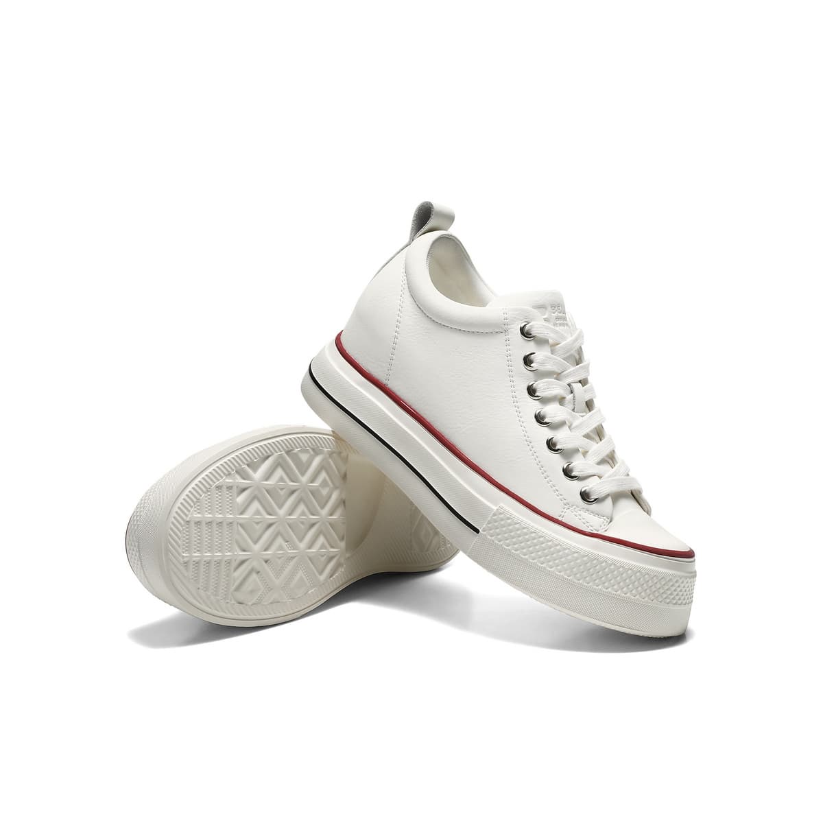 Кеды BELLE Canvas Shoes Low Top Ecru Women's - изображение 5