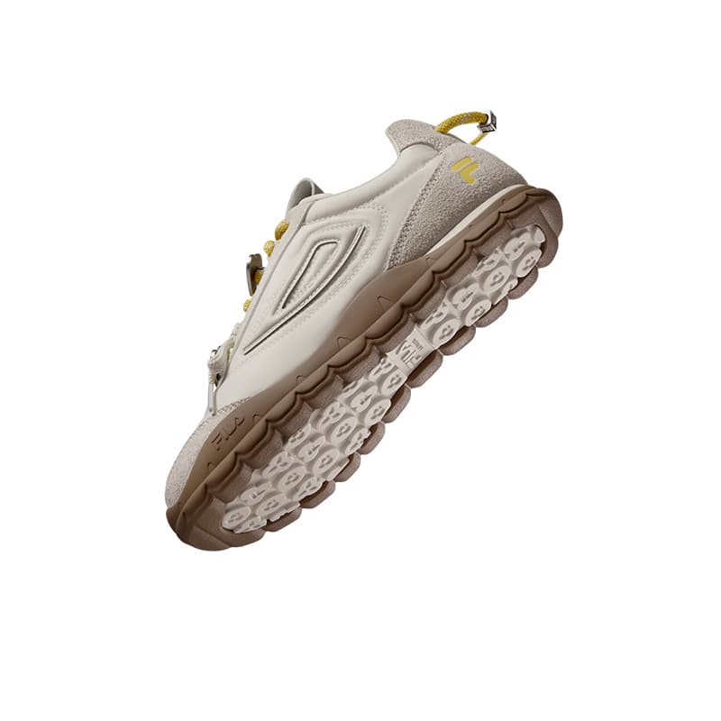 Кроссовки FILA FUSION BOBO BLING FOOTBALL Повседневная обувь Низкий Топ Арктический Волк Белый Топленое масло Коричневый Женские - изображение 6