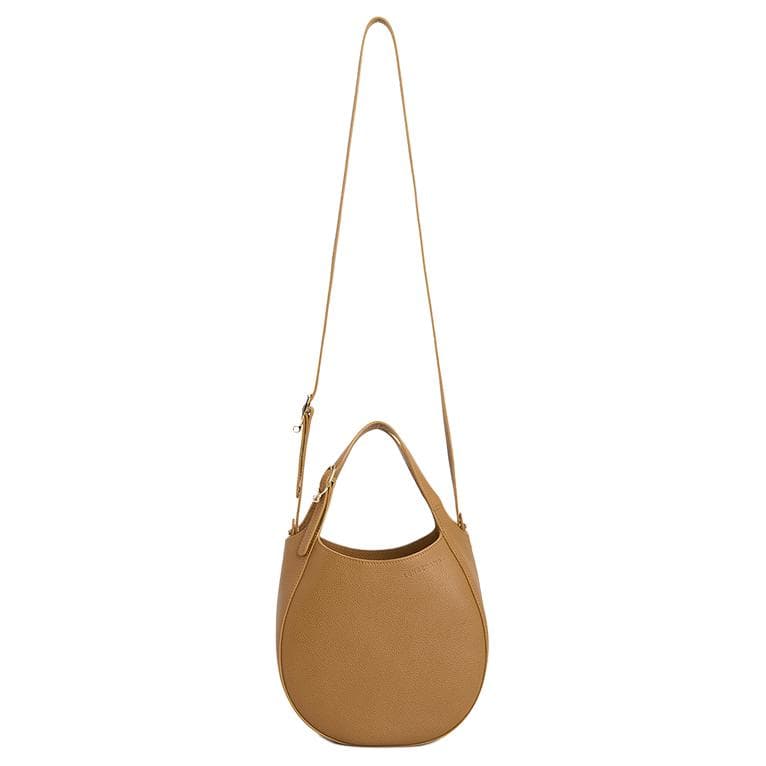 Сумка LONGCHAMP Le Foulonné Коровья кожа Через плечо Сумки Маленький Женские Коричневый - изображение 2