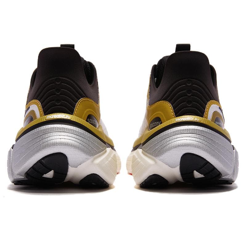 Кроссовки для бега Saucony Paramount Max Беговые кроссовки Low Топ Белый золотой Унисекс - изображение 3
