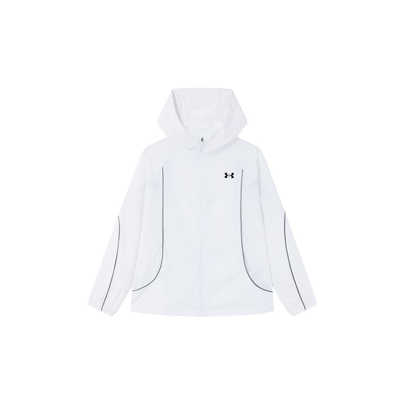 Under Armour Белый Kids Защитные куртки от солнца - изображение 1