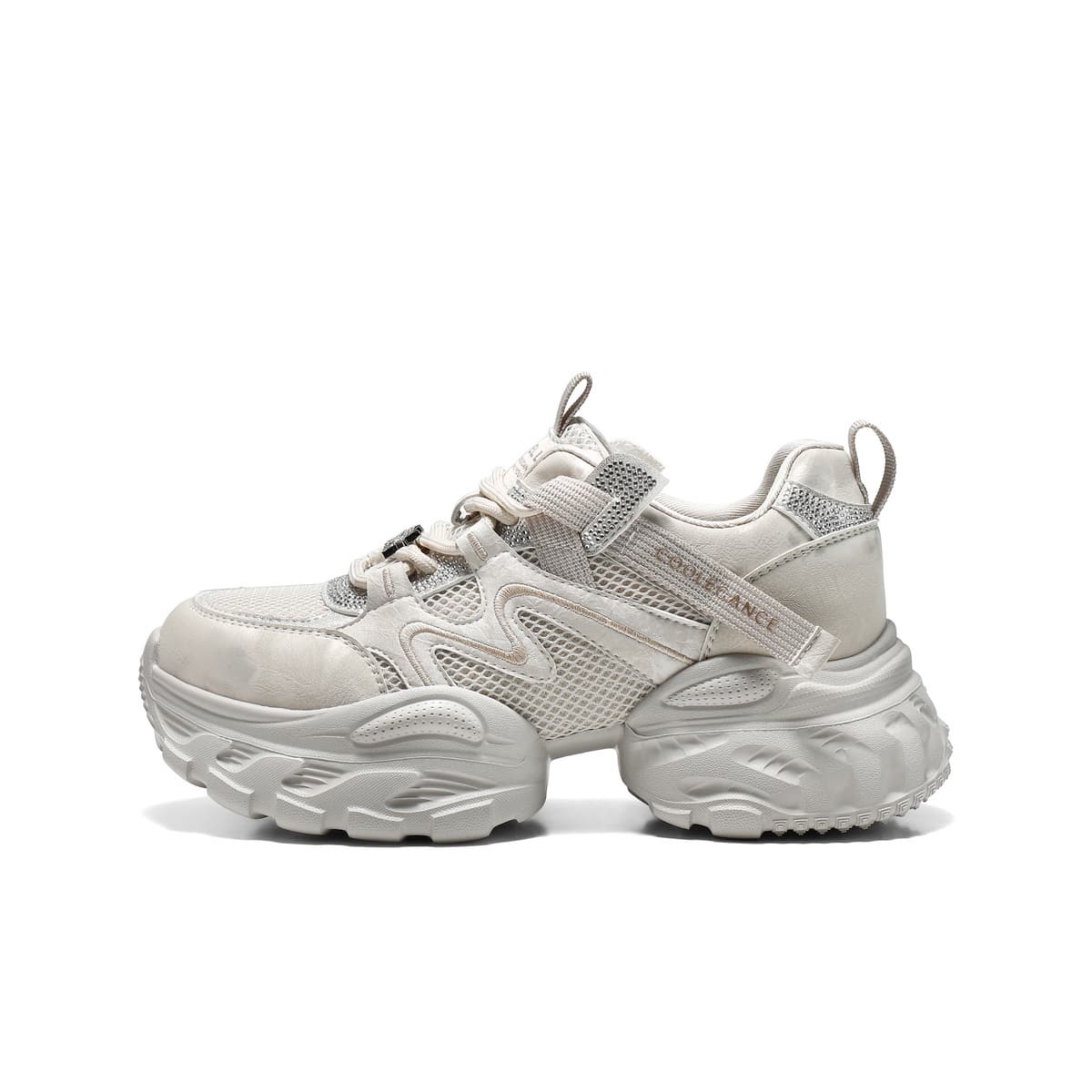 Кроссовки BELLE Chunky Sneakers Low Top Apricot Women's - изображение 1