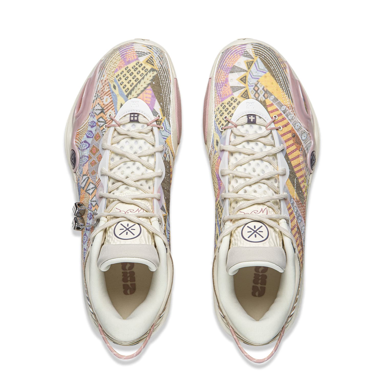 Кроссовки для баскетбола Li NING Wade All City 14 ENCORE Баскетбольные кроссовки Низкий Топ Экрю Мужской - изображение 5