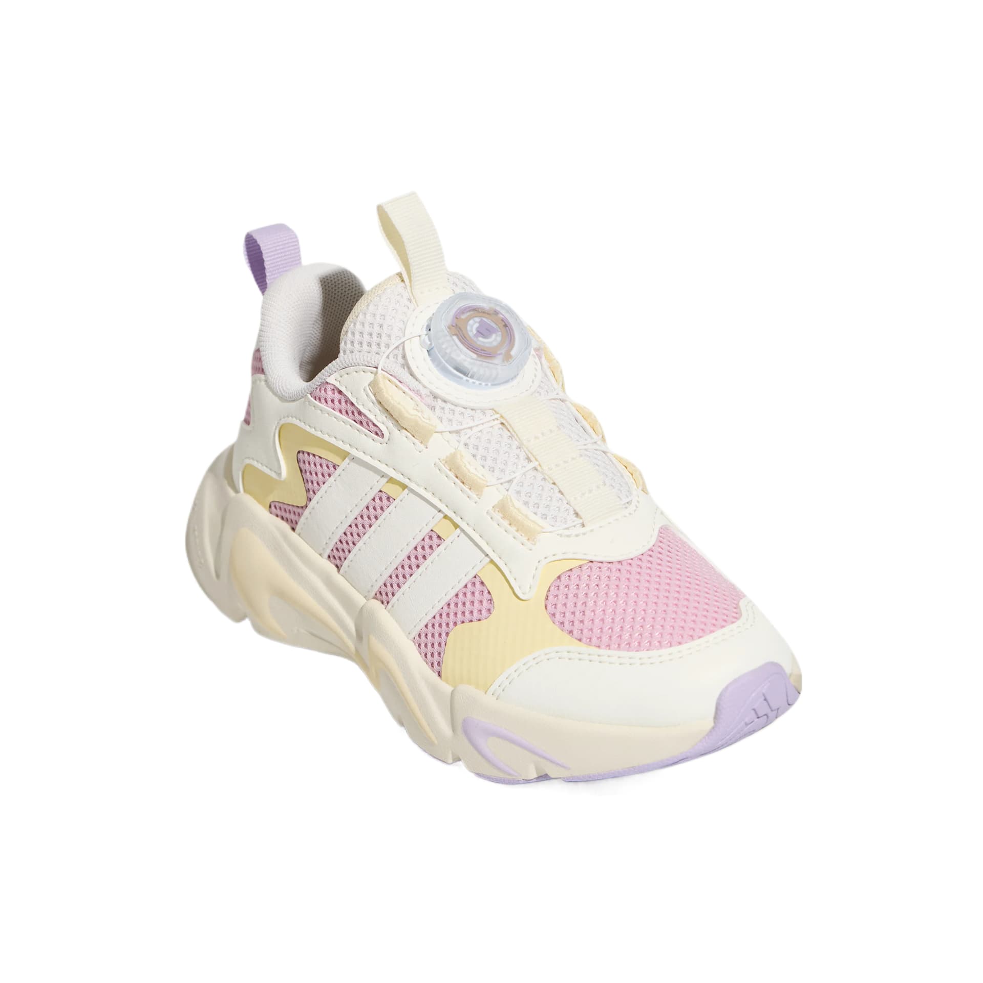 Кроссовки Adidas Спортивная одежда Детские беговые кроссовки Low Топ Светло-фиолетовый Нефритовый белый Теплая Ваниль Kids - изображение 3