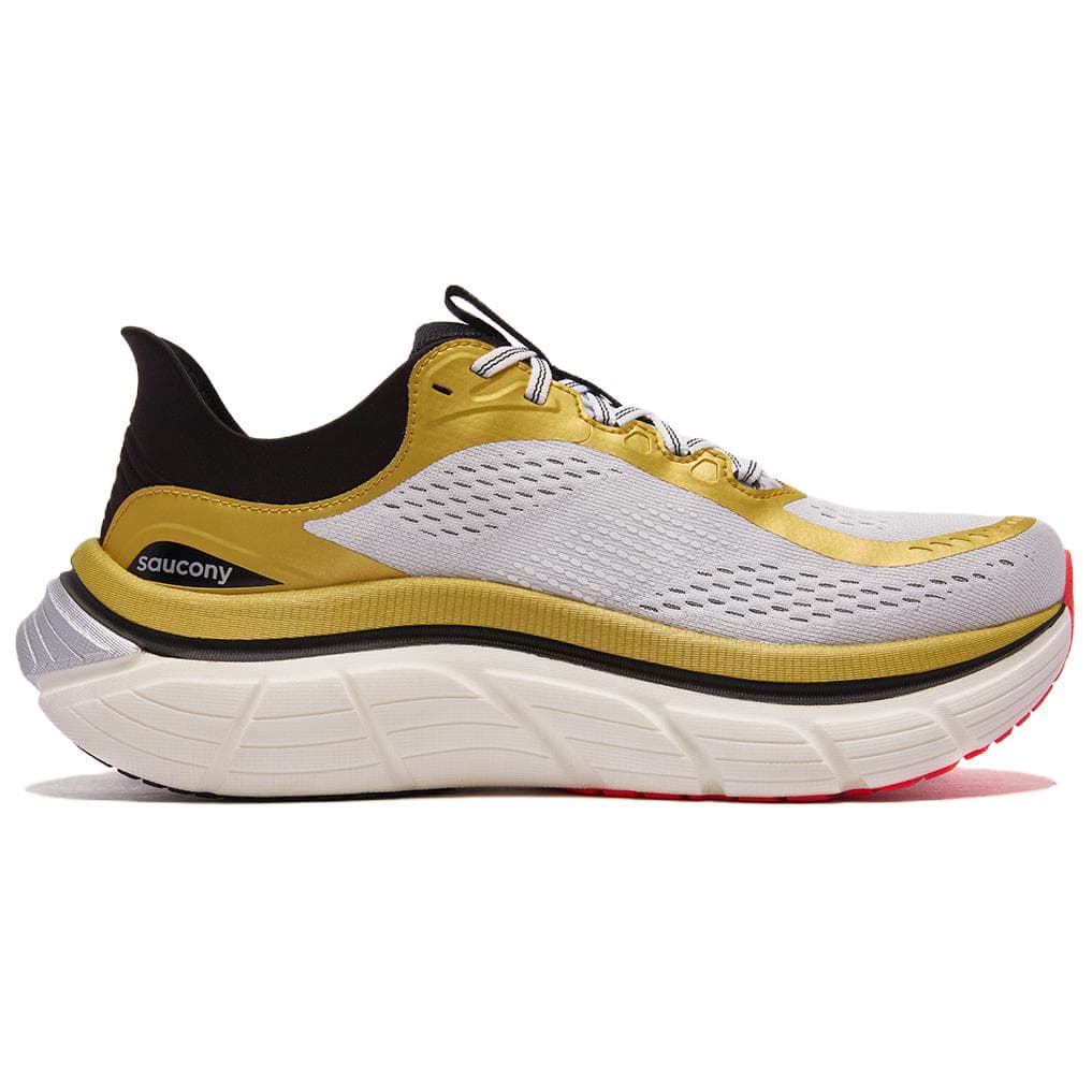 Кроссовки для бега Saucony Paramount Max Беговые кроссовки Low Топ Белый золотой Унисекс - изображение 2